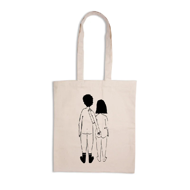 Bold Fashion Sales Tote Bag - Naked Couple Back Trendy Purses At Unbeatable Discounts Bold Fashion Sales Tote Bag - Naked Couple Back Trendy Purses At Unbeatable Discounts