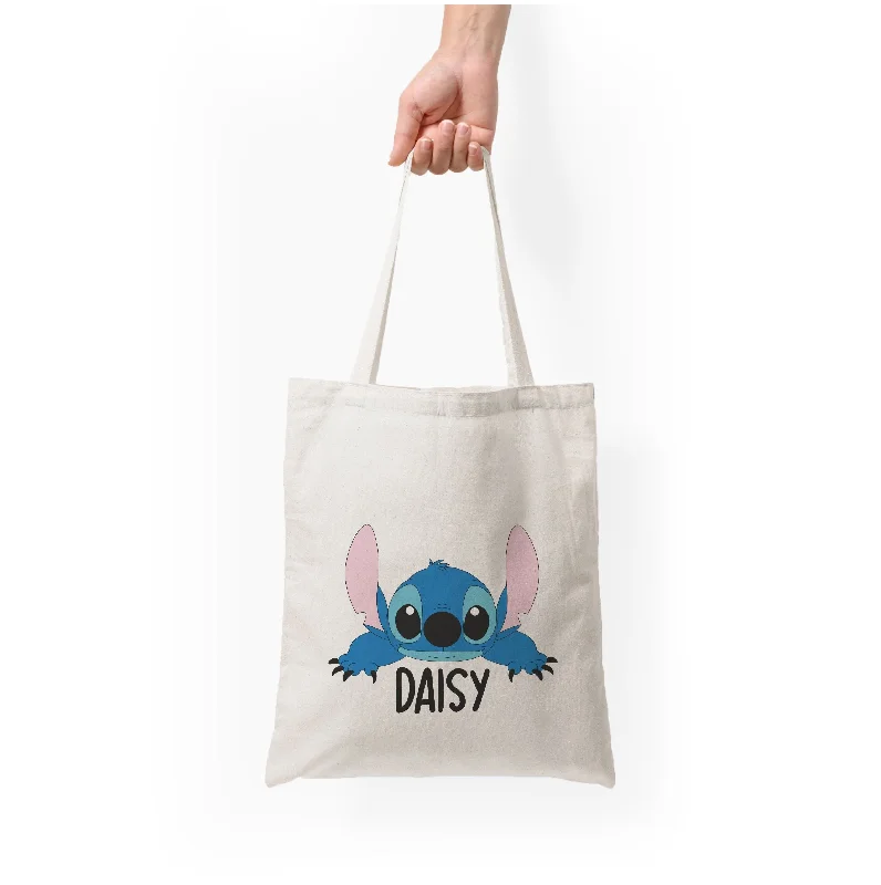 Premium Fashion Blue Alien - Personalised Disney Tote Bag Trendy Purses, Limited Offer Premium Fashion Blue Alien - Personalised Disney Tote Bag Trendy Purses, Limited Offer
