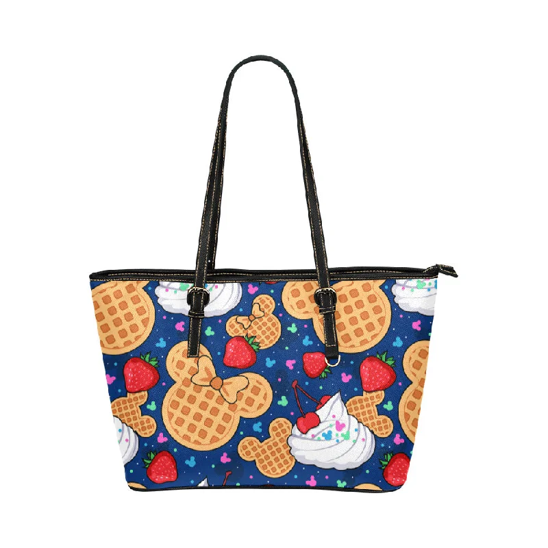 Hot Picks Waffles Leather Tote Bag Big Savings On Totes, Crossbody Bags, And More