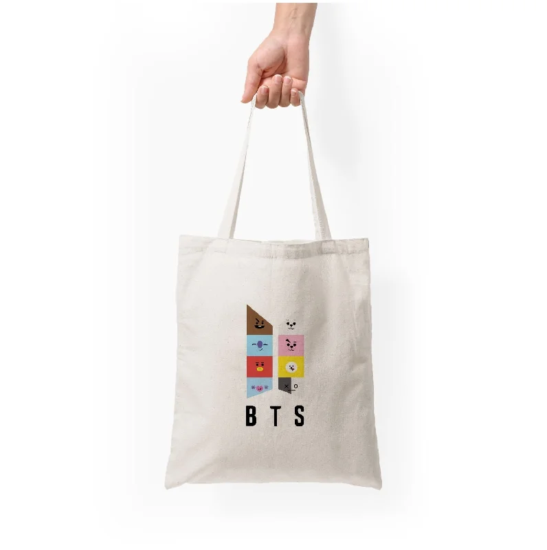 Chic Style Discounts BT21 K-Pop Band Logo Tote Bag Elegant Bags, Limited Stock Available Chic Style Discounts BT21 K-Pop Band Logo Tote Bag Elegant Bags, Limited Stock Available
