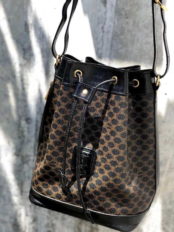 Anti-Theft And Budget-Friendly Bags CELINE Macadam Blason Side zipper Drawstring Shoulder bag Black Vintage Old Celine u5gukm Flash Sale On Designer Bags Anti-Theft And Budget-Friendly Bags CELINE Macadam Blason Side zipper Drawstring Shoulder bag Black Vintage Old Celine u5gukm Flash Sale On Designer Bags