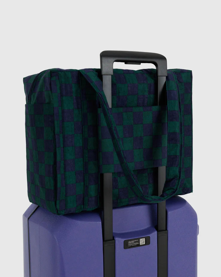 Navy Green Check