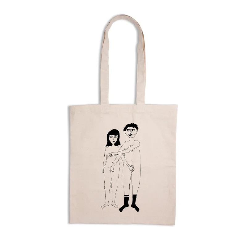 Cozy Chic Promotions Tote Bag - Naked Couple Grab Your Favorite Handbags For Less