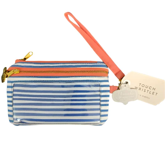 Forward Trendsetter Navy & Coral Wristlet Purse High-End Handbags At Affordable Prices