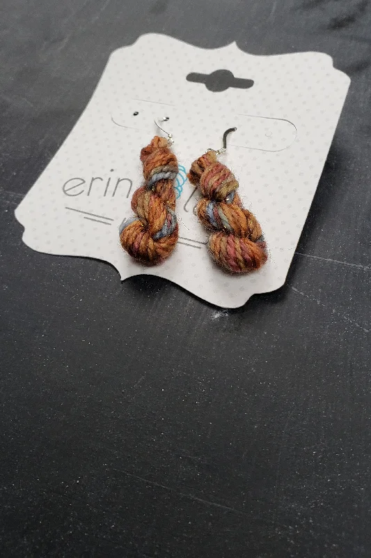 Budget-Friendly Fashion Mini Hank Earrings in Cedarwood Luxury Bags, Budget Prices