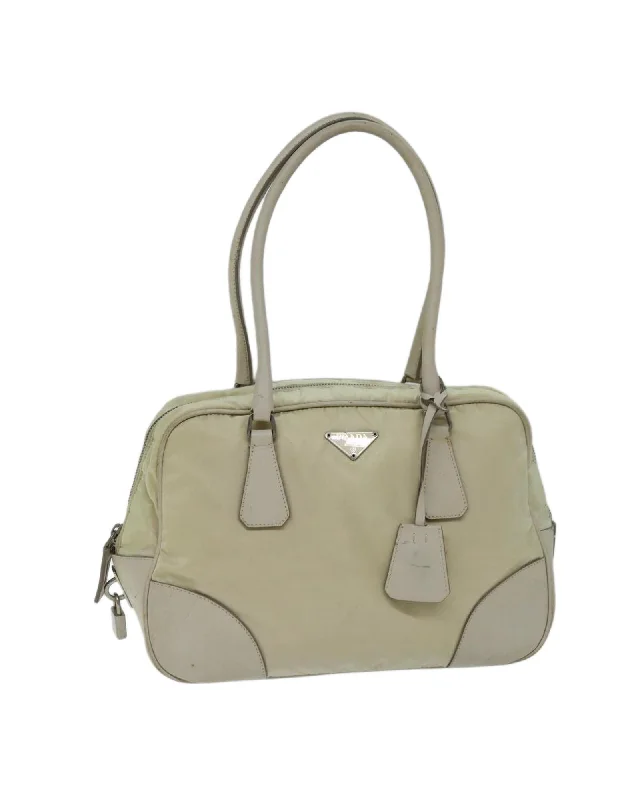 Sleek And Seasonal Sale Bags PRADA Beige Nylon Tote Bag Trendy Handbags, Limited-Time Sale Sleek And Seasonal Sale Bags PRADA Beige Nylon Tote Bag Trendy Handbags, Limited-Time Sale