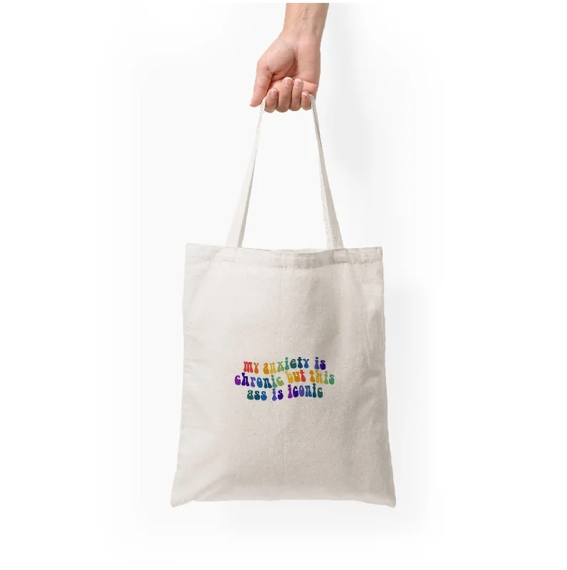 Sophisticated Style Offers My Anxiety Is Chronic But This Ass Is Iconic - TikTok Tote Bag Stylish Totes, Special Discounts Sophisticated Style Offers My Anxiety Is Chronic But This Ass Is Iconic - TikTok Tote Bag Stylish Totes, Special Discounts