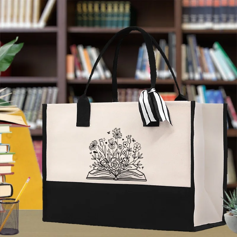 Affordable Handbags Floral Book Tote Bag Graduation Gift Library Tote School Bag Book worm Bookish Tote Wildflower Book Lover Gift Reader Bloom Canvas Tote Shop Timeless And Trendy Bags At Limited-Time Discounts Affordable Handbags Floral Book Tote Bag Graduation Gift Library Tote School Bag Book worm Bookish Tote Wildflower Book Lover Gift Reader Bloom Canvas Tote Shop Timeless And Trendy Bags At Limited-Time Discounts