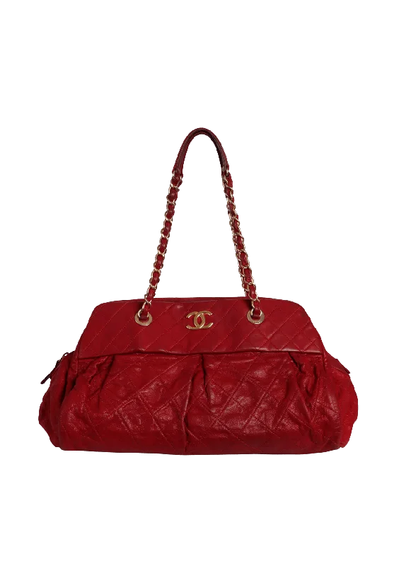 Fashion Forward CHIC QUILT BOWLING BAG Fashionable Crossbody Bags At Special Offers