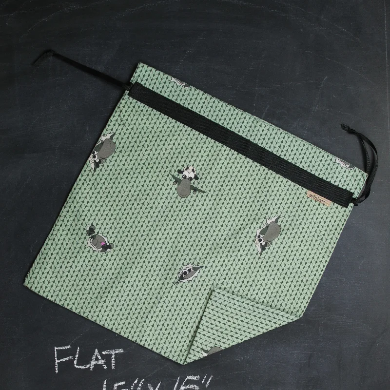 Bags For Playful And Chic Styles Large Project Bag in Green Peeky Sheeple Must-Have Bags, Big Discounts Bags For Playful And Chic Styles Large Project Bag in Green Peeky Sheeple Must-Have Bags, Big Discounts