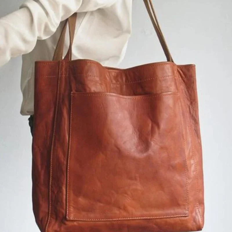 Vintage-Inspired Style Offers Wholesale Soft Leather Vintage with Pocket Waxed Leather Large Capacity Fashion Shoulder Bags Luxury Handbags, Budget-Friendly Vintage-Inspired Style Offers Wholesale Soft Leather Vintage with Pocket Waxed Leather Large Capacity Fashion Shoulder Bags Luxury Handbags, Budget-Friendly