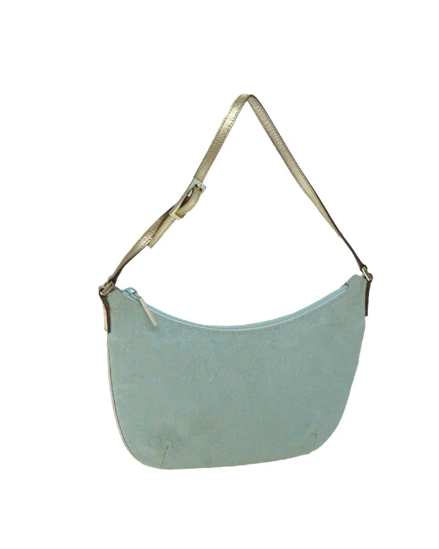 Stylish Savings Gucci GG Marmont Shoulder Bag Blue Canvas Unmissable Deals On High-Quality Designer Bags