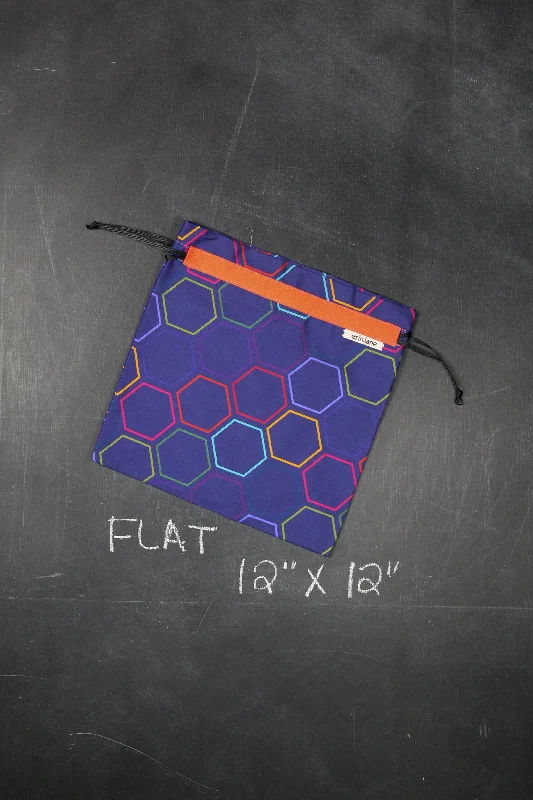 Avant-Garde Style Promotions Small Project Bag in Hexifloofs Work in Progress Stylish Bags At Unbeatable Prices – Shop Now