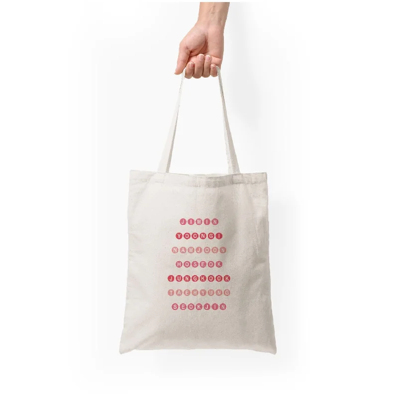 Chic Style, Always In Vogue Members Of BTS - K Pop Tote Bag Must-Have Bags With Big Savings Chic Style, Always In Vogue Members Of BTS - K Pop Tote Bag Must-Have Bags With Big Savings