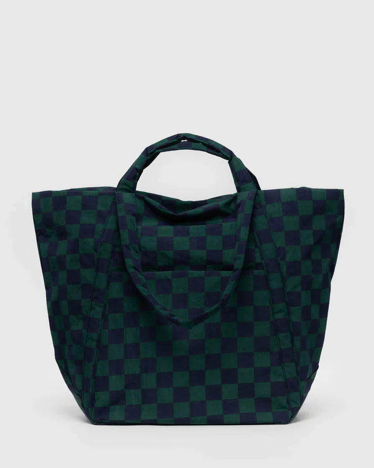Navy Green Check