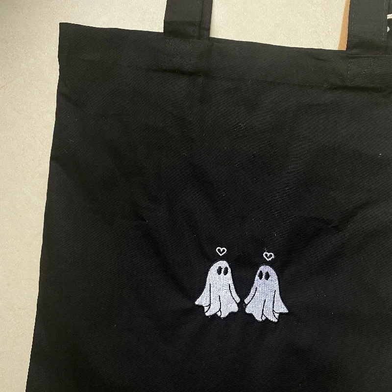Stylish Bag For Women Ghost Embroidered Tote Bag Elegant Bags With Limited Stock Available Stylish Bag For Women Ghost Embroidered Tote Bag Elegant Bags With Limited Stock Available