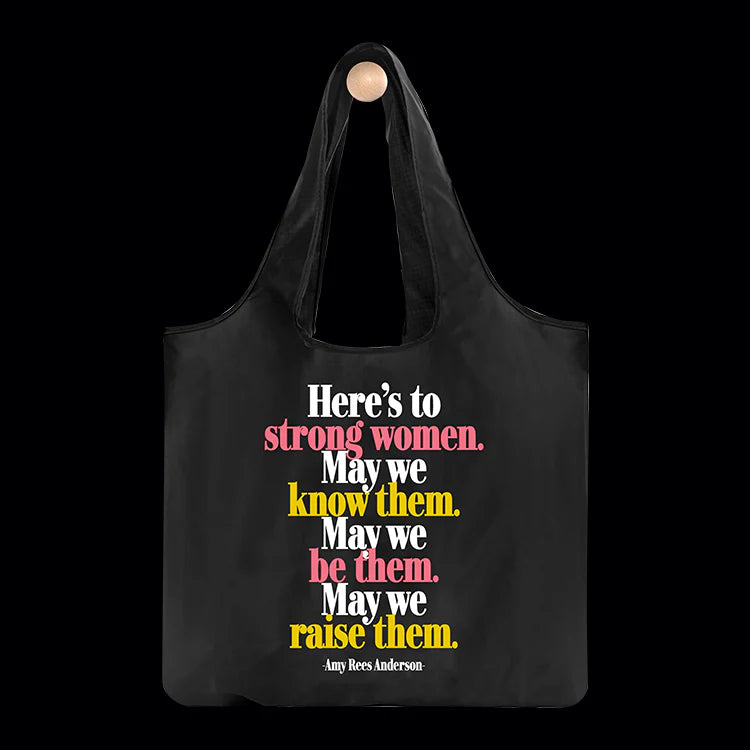 Latest Trends Here's to strong women reusable bag Statement Bags, Shop Today
