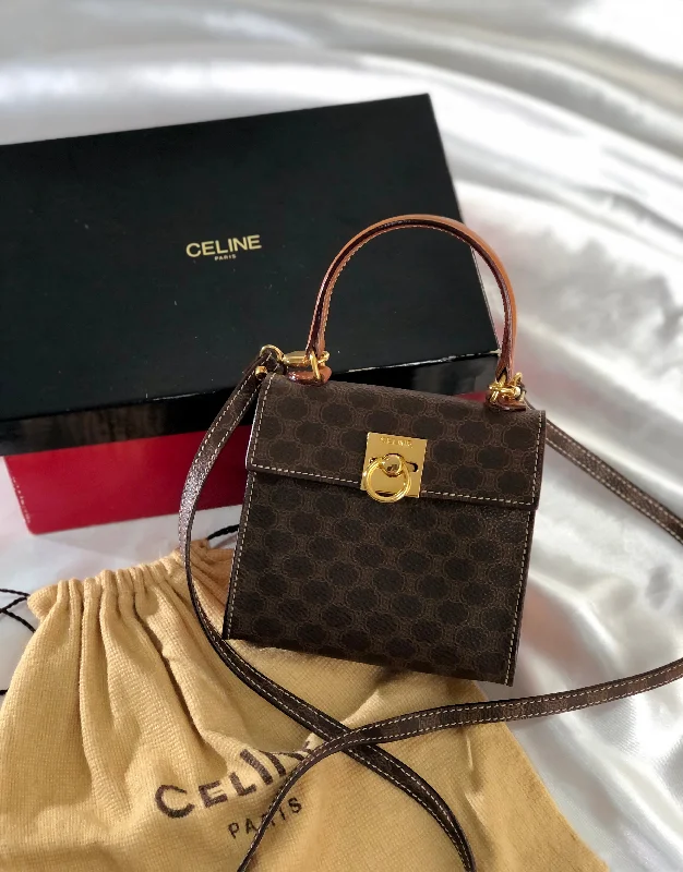 Chic And Trendy CELINE Macadam Gancini Top handle Handbag Shoulder bag 2way Brown Old CELINE Vintage ummetd Elevate Your Style With Our Handbag Sale Chic And Trendy CELINE Macadam Gancini Top handle Handbag Shoulder bag 2way Brown Old CELINE Vintage ummetd Elevate Your Style With Our Handbag Sale