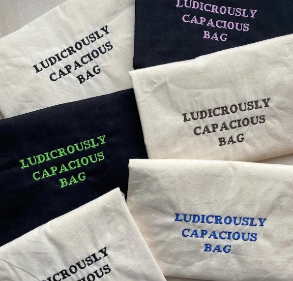 Limited Edition Bags For Collectors Ludicrously Capacious Embroidered Tote Bag Premium Quality Bags, Budget Prices Limited Edition Bags For Collectors Ludicrously Capacious Embroidered Tote Bag Premium Quality Bags, Budget Prices