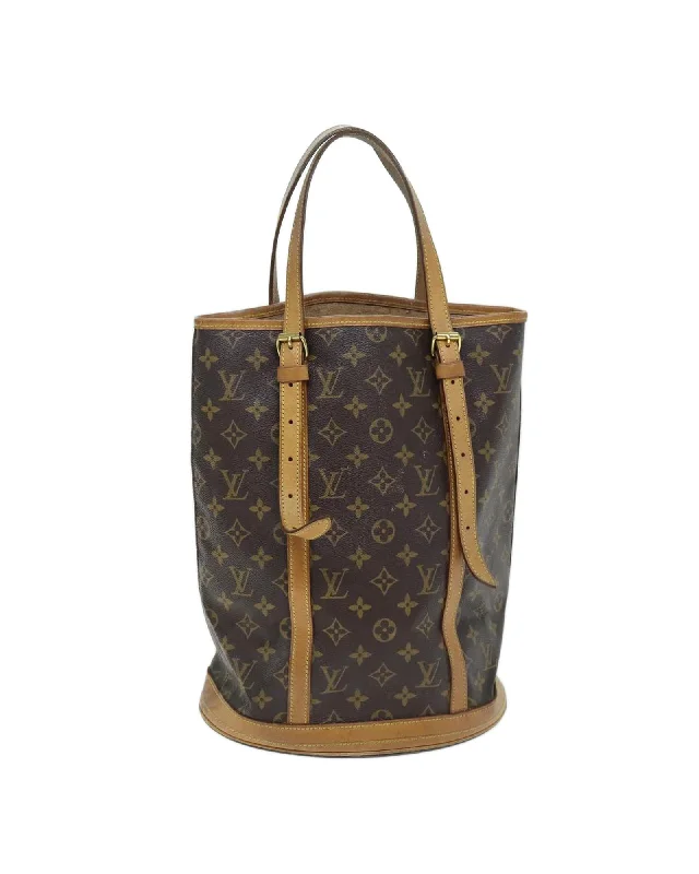 Bags With Limited-Time Deals Authentic LOUIS VUITTON Monogram Canvas Bucket GM Tote Bag Brown Stylish Totes, Special Discounts Bags With Limited-Time Deals Authentic LOUIS VUITTON Monogram Canvas Bucket GM Tote Bag Brown Stylish Totes, Special Discounts
