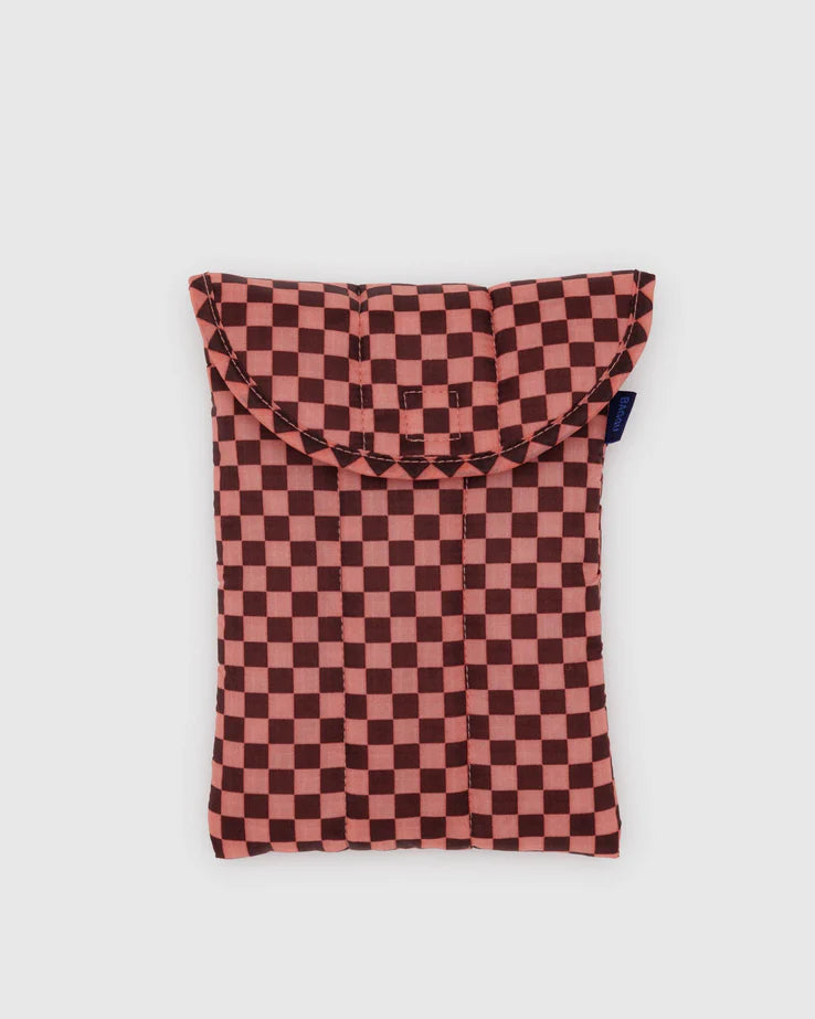 Pink Brown Check - 8" Tablet Sleeve