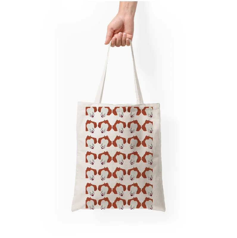 Bid Farewell To The Old Season Clown Pattern Tote Bag Luxury Totes At The Lowest Prices Of The Season