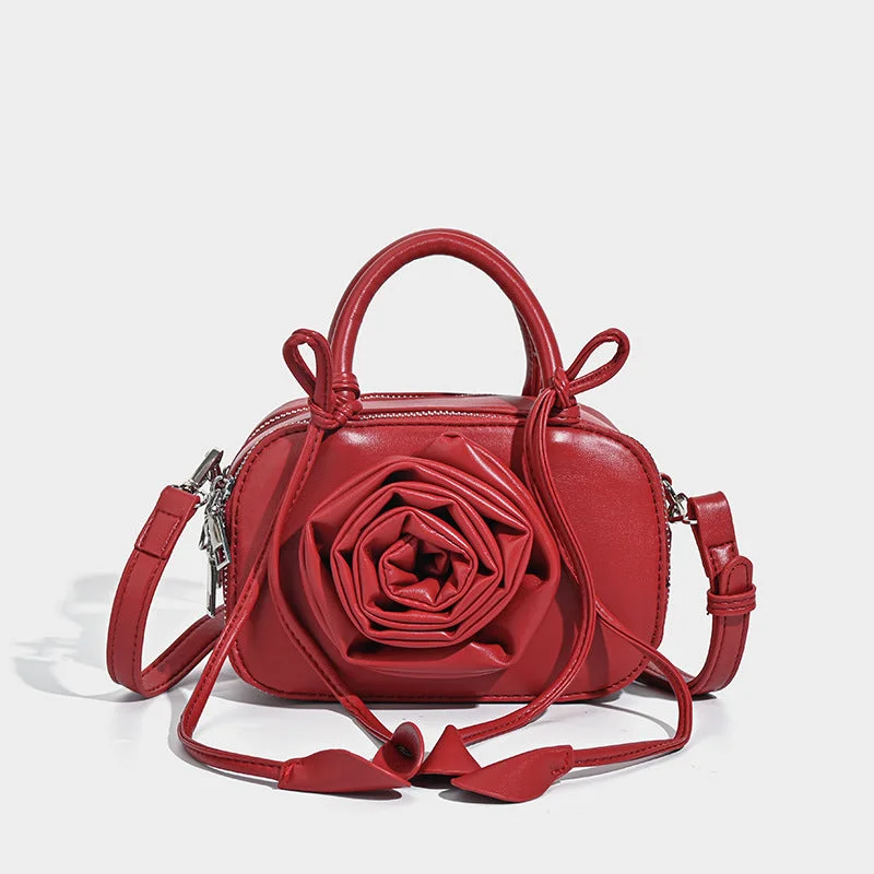 Athleisure Style Sale Wholesale Rose Flower Handbag Single Shoulder Crossbody Small Square Bag Fashion Bags With Huge Discounts Athleisure Style Sale Wholesale Rose Flower Handbag Single Shoulder Crossbody Small Square Bag Fashion Bags With Huge Discounts