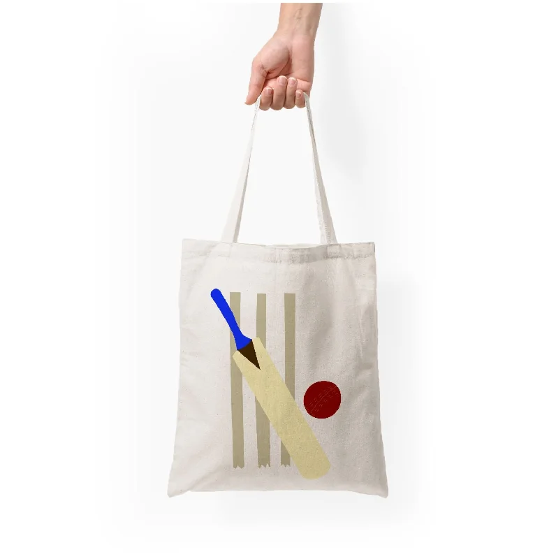 The Latest Fashion Trends Wickets - Cricket Tote Bag Fashionable Bags With Special Seasonal Offers