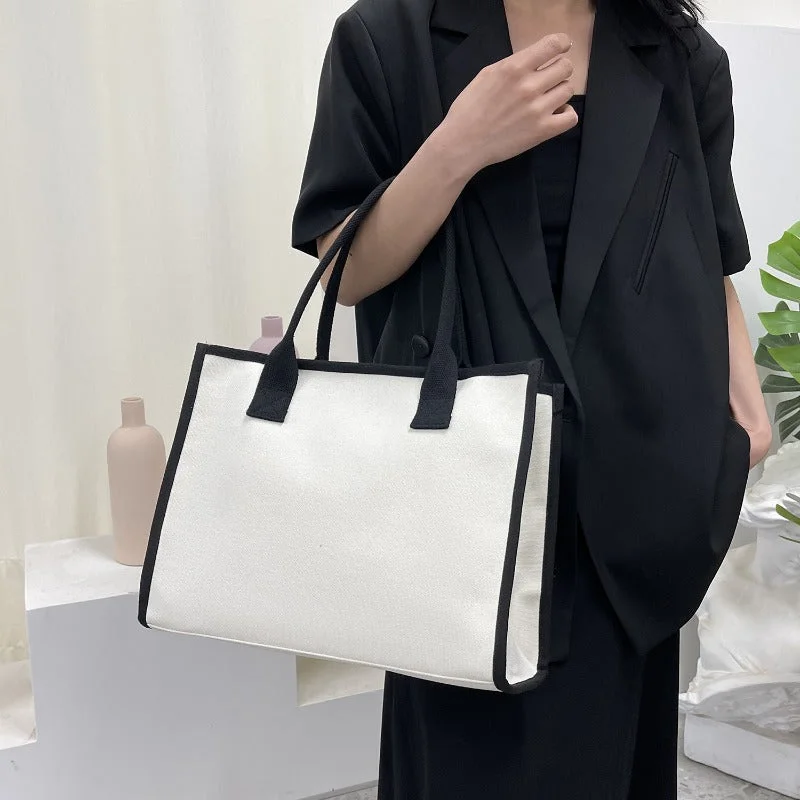 Vintage-Modern Style Offers Wholesale Portable Large Capacity Canvas Fashionable All-match Tote Bag Your Perfect Bag At The Perfect Price Vintage-Modern Style Offers Wholesale Portable Large Capacity Canvas Fashionable All-match Tote Bag Your Perfect Bag At The Perfect Price