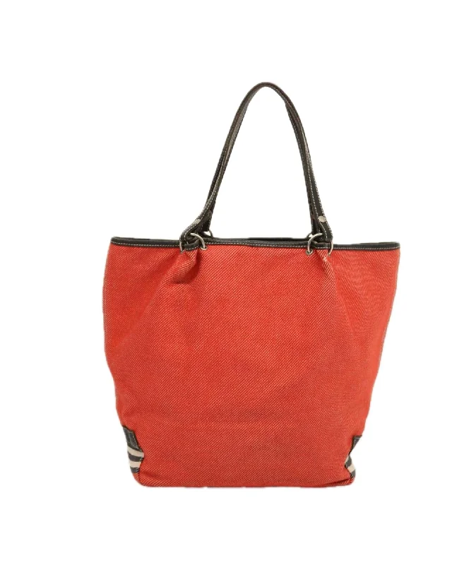 Chic Styles Burberry Small Check Canvas Tote Bag - Red Must-Have Bags With Big Savings Chic Styles Burberry Small Check Canvas Tote Bag - Red Must-Have Bags With Big Savings