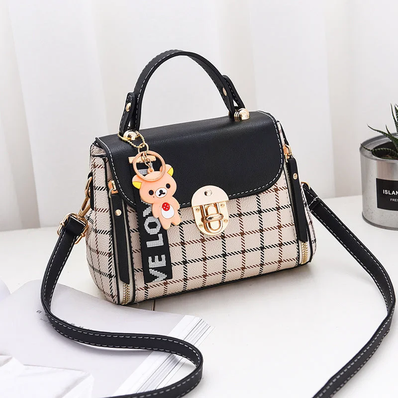 Bags With Limited-Time Deals Wholesale Women's Fashion Girl One-shoulder Crossbody Bag Check Small Square Bag Affordable Elegance With High-Quality Bags Bags With Limited-Time Deals Wholesale Women's Fashion Girl One-shoulder Crossbody Bag Check Small Square Bag Affordable Elegance With High-Quality Bags