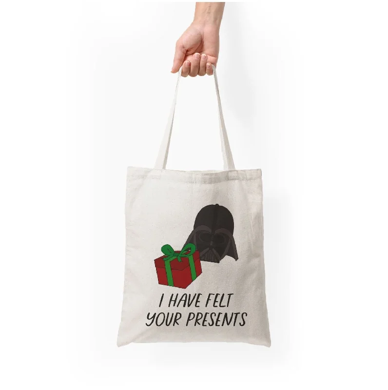 Seasonal Fashion I Have Felt Your Presents Tote Bag Elegant Bags, Limited Stock