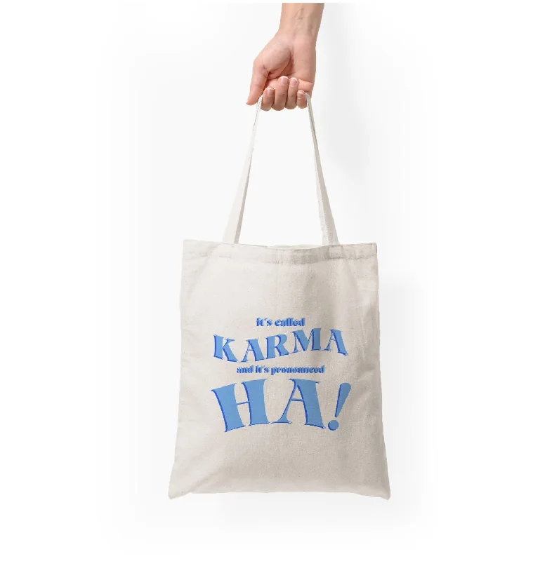 Fresh Styles, Fresh Deals It's Called Karma - Funny Quotes Tote Bag Everyday Handbags At Wallet-Friendly Prices