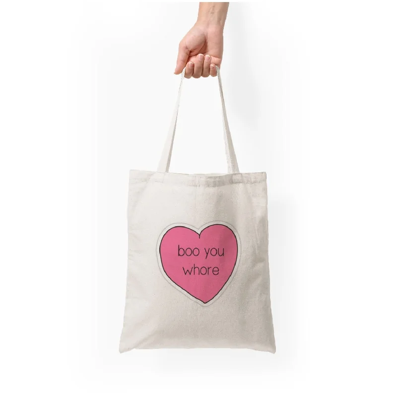 Timeless Style Promotions Boo You Whore - Heart Tote Bag Best Handbag Sale Of The Season Timeless Style Promotions Boo You Whore - Heart Tote Bag Best Handbag Sale Of The Season