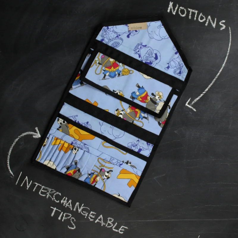 Discover Promotions KnitPack Interchangeable Knitting Needle Case in Wonder Woman Sheeple Trendy Purses At Exclusive Promotional Rates Discover Promotions KnitPack Interchangeable Knitting Needle Case in Wonder Woman Sheeple Trendy Purses At Exclusive Promotional Rates