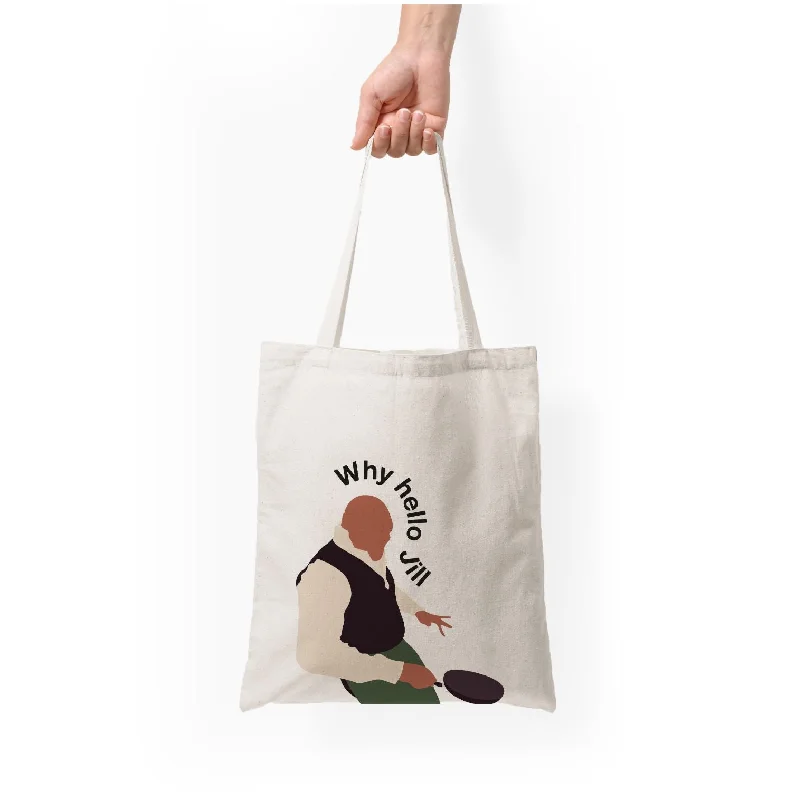 Timeless Elegance Redefined Why Hello Jill - British Pop Culture Tote Bag Your Perfect Bag At The Perfect Price