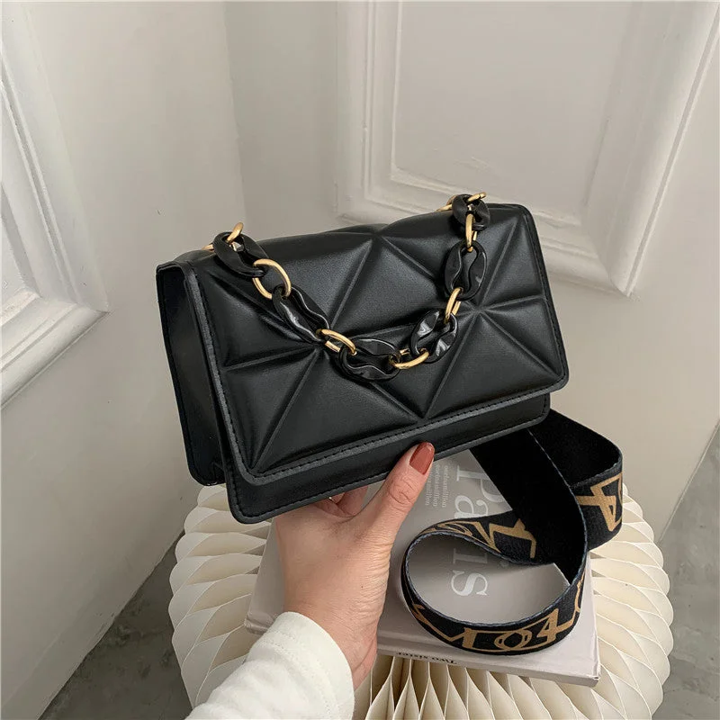 Unbeatable Prices Wholesale Diamond-patterned Fashionable Single-shoulder Crossbody Handbag Trendy Handbags At Limited-Time Discounts