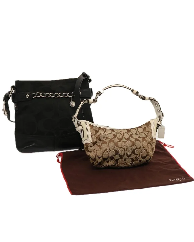 Effortless Style, Endless Impact Coach Poppy Signature C Canvas Hobo Bag Handbag Deals You'll Love
