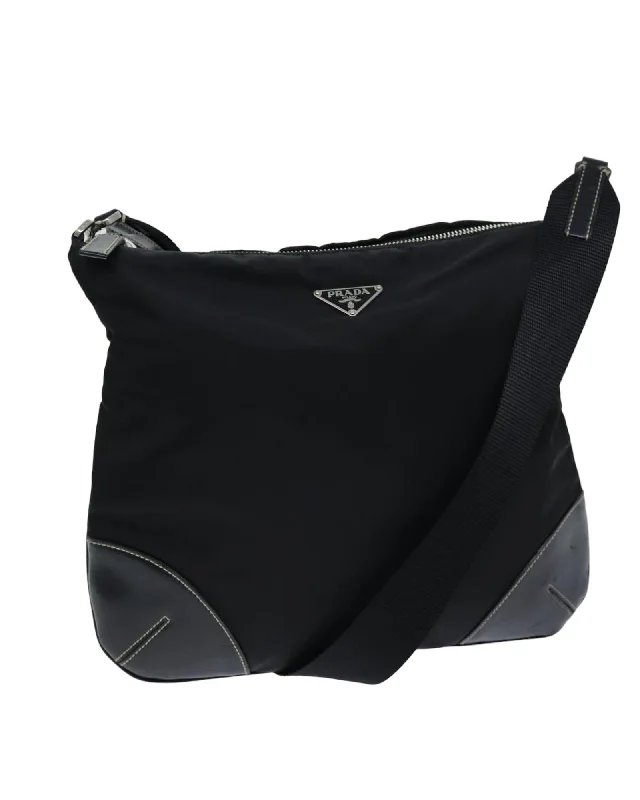 Cozy Comfort Style Sale Prada Tessuto Black Nylon Shoulder Bag Everyday Elegance At Special Prices Cozy Comfort Style Sale Prada Tessuto Black Nylon Shoulder Bag Everyday Elegance At Special Prices