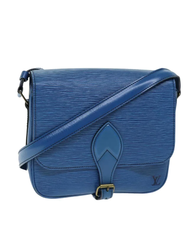 Bold Fashionistas Louis Vuitton Marcel Epi Leather Blue Shoulder Bag Stylish Totes, Special Discounts Bold Fashionistas Louis Vuitton Marcel Epi Leather Blue Shoulder Bag Stylish Totes, Special Discounts