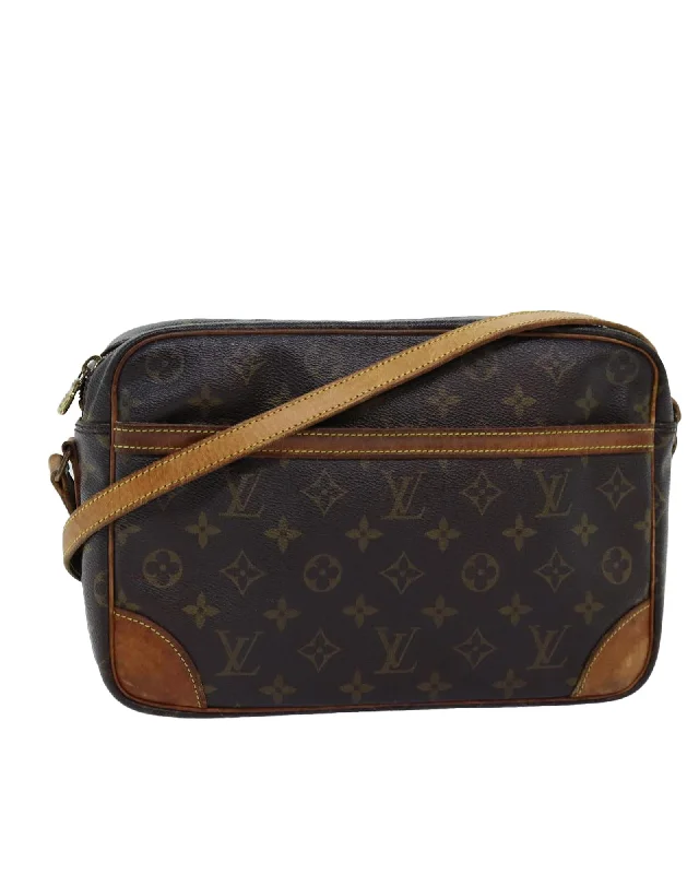 Chic Trend Collection Authentic Louis Vuitton Papillon 30 Crossbody Bag Brown Canvas Leather Luxury Totes At The Lowest Prices Of The Season