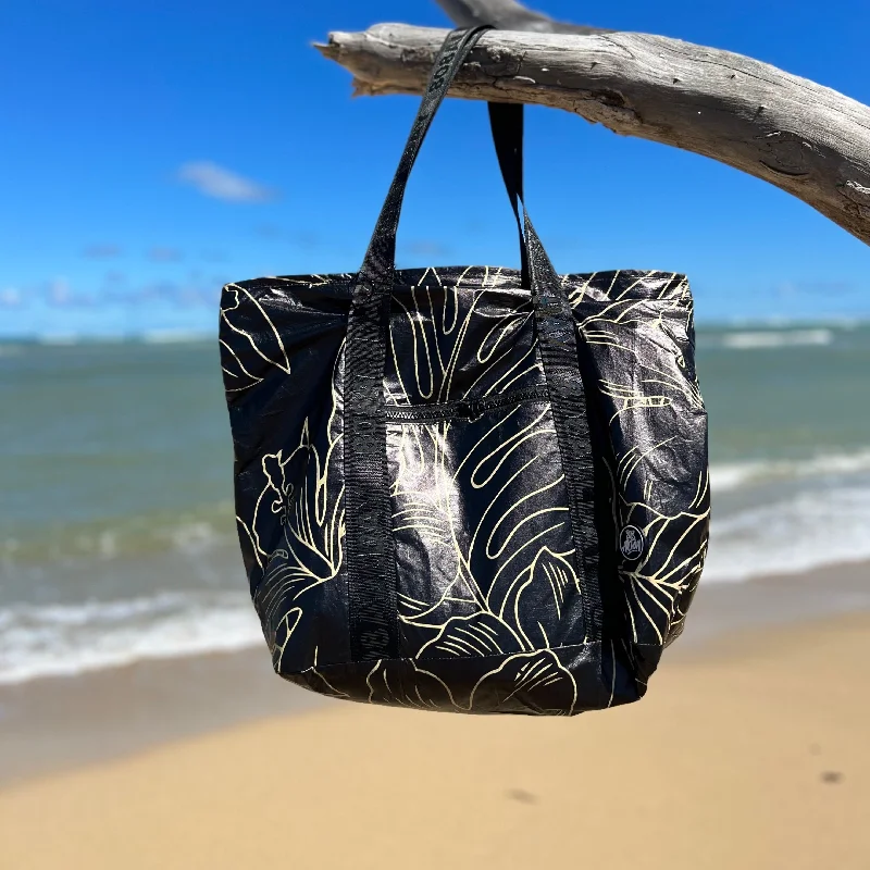 808ALLDAY Black Floral All Day Tote Everyday Elegance At Special Prices