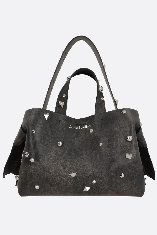 Musubi midi tote bag in studded leather Must-Have Bags, Big Discounts