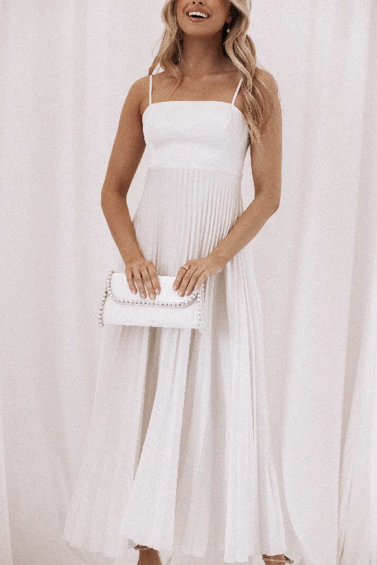Allegra Pearl Handbag - White Exclusive Bag Deals – Perfect For Any Occasion