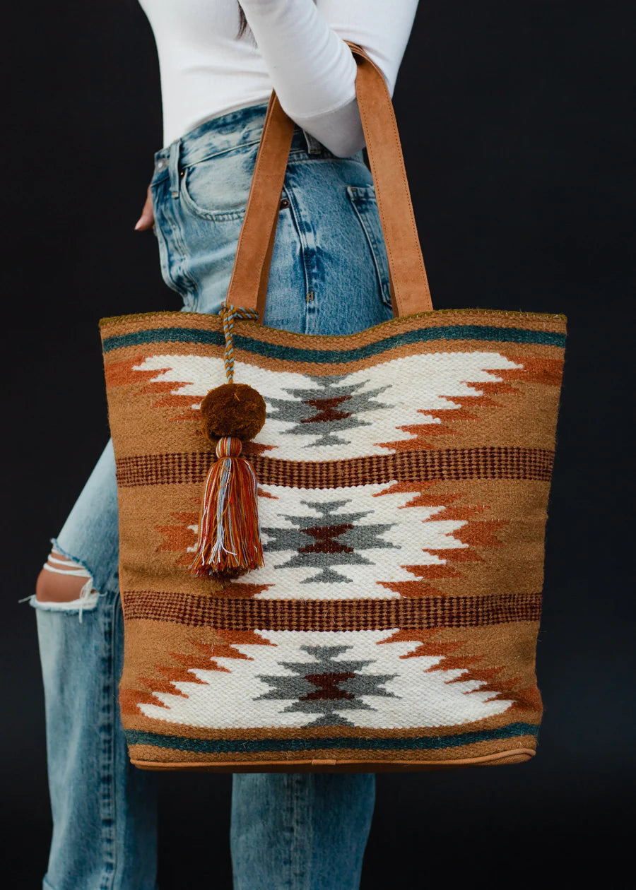 Aztec Woven Tote Bag The Ultimate Sale On Must-Have Handbags