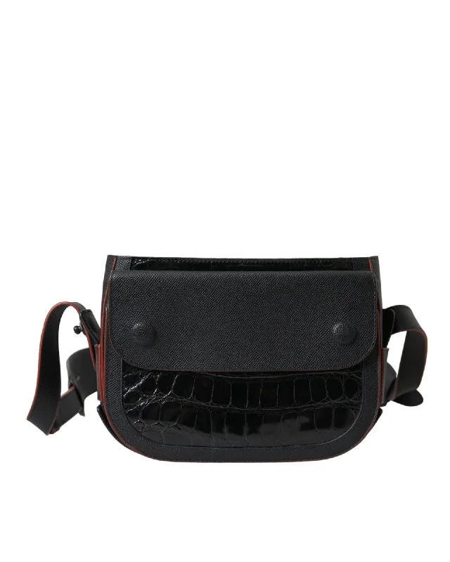 Balenciaga Exotic Leather Camera Bag with Secure Snap Button Closure Timeless Handbags, Flash Sale