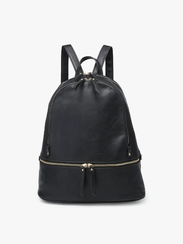 Blake Backpack With 3 Zip Compartments In Black Flash Sale On Elegant Bags – Limited Stock Available Blake Backpack With 3 Zip Compartments In Black Flash Sale On Elegant Bags – Limited Stock Available