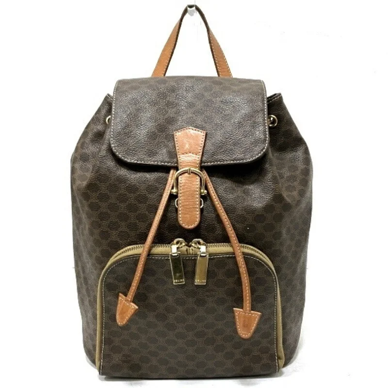 Céline Macadam  Leather Backpack Bag (Pre-Owned) Flash Sale On Designer Bags
