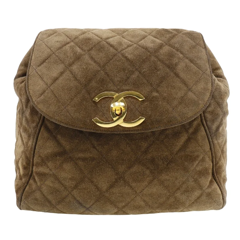 Chanel Matelassé  Suede Backpack Bag (Pre-Owned) Statement Bags, Shop Today