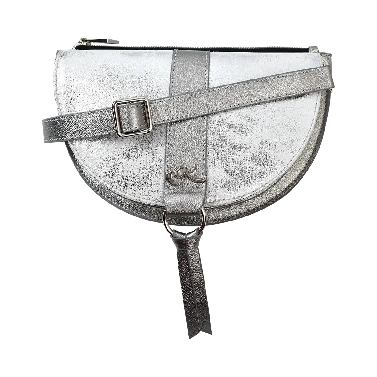 Divine Leather Handbag in Platinum Elegant Totes At Limited-Time Prices